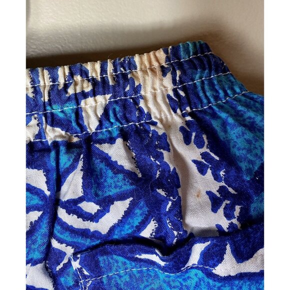 Vintage California Shores 1990s swim trunks shorts 26W x 16L rash guard STAINS - Picture 3 of 12